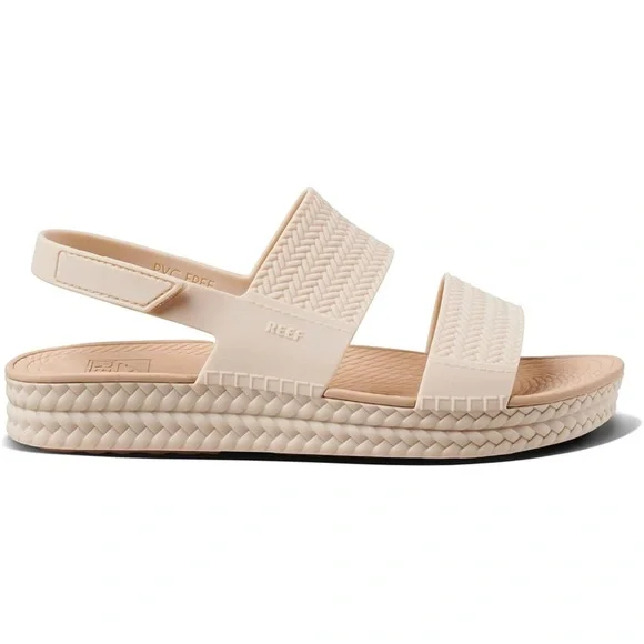 REEF Women's Water Vista Sandals, size 8, cream. NWT but INDENTATIONS (see pics) - Picture 6 of 8
